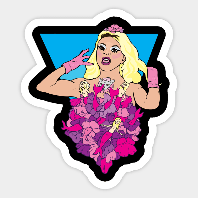 Miss Vanjie Sticker by Kittenpants Studios